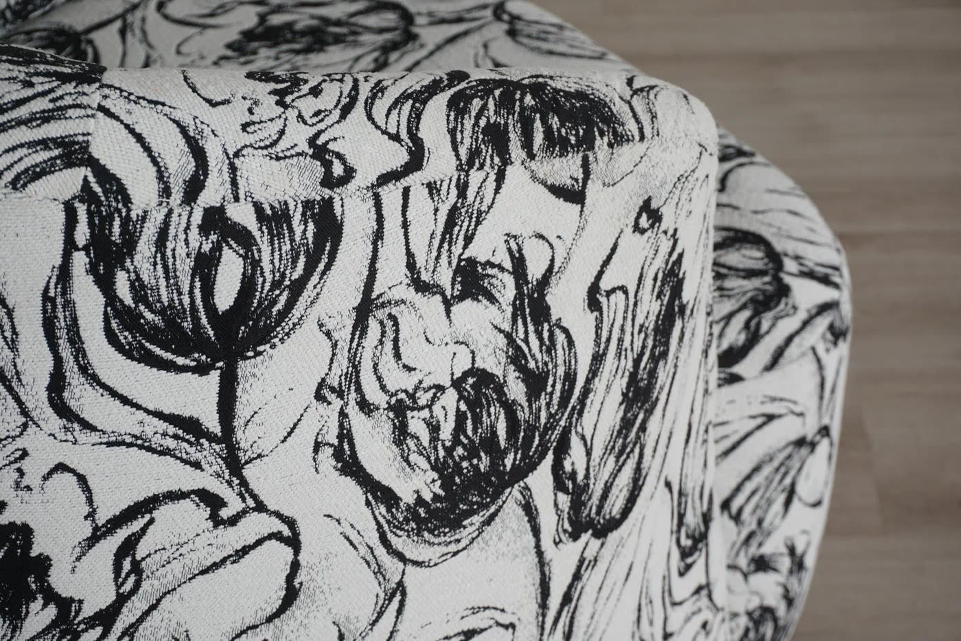 Detail eines DYS Design Bezugstoffs